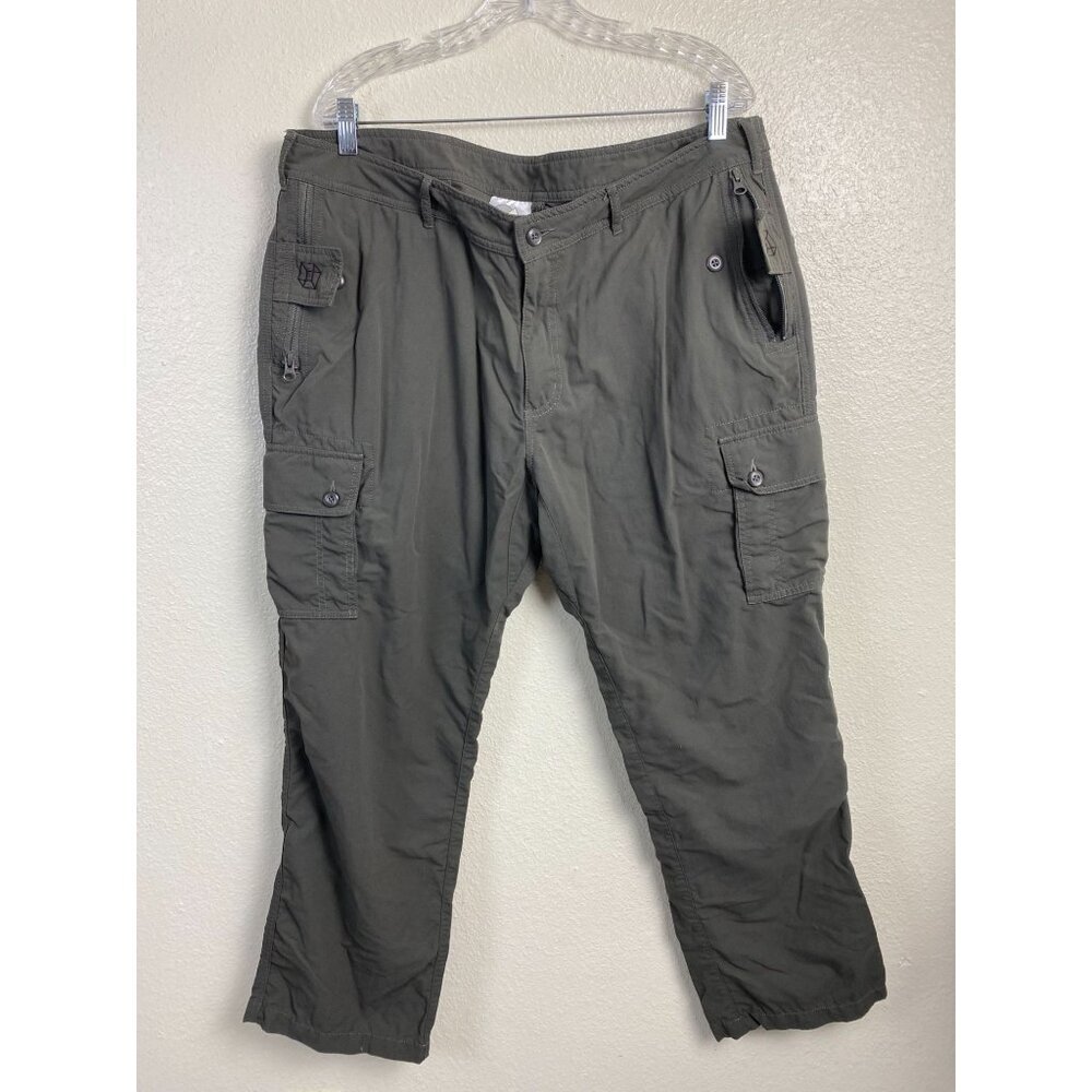 Clothing Arts Cargo Pants P Cubed Pick-Pocket Proof Men size 38x30 Nylon Outdoor